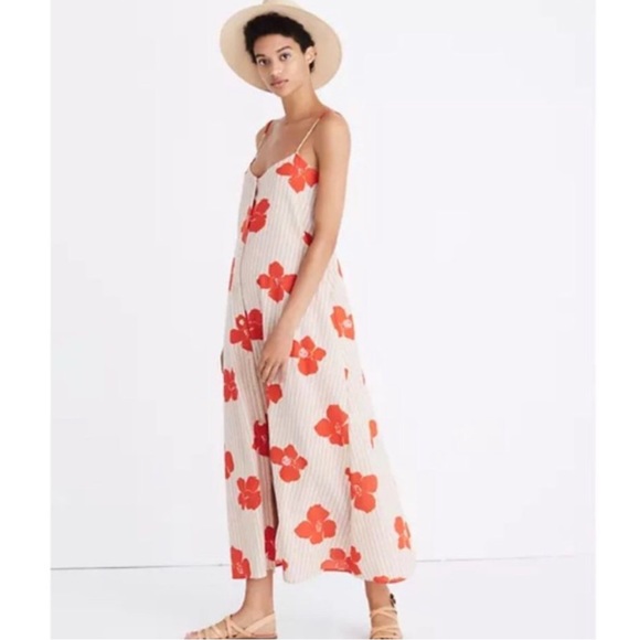 Madewell Moroccan Button Down Cover Up / Floral Dress. . - Picture 3 of 12